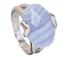 Cordova modrý krajkový achátový prsten