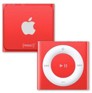 Piros iPod Shuffle