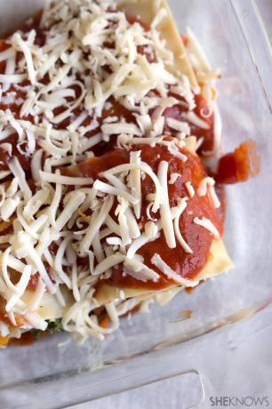 Roulés de lasagne aux légumes rôtis copieux 6