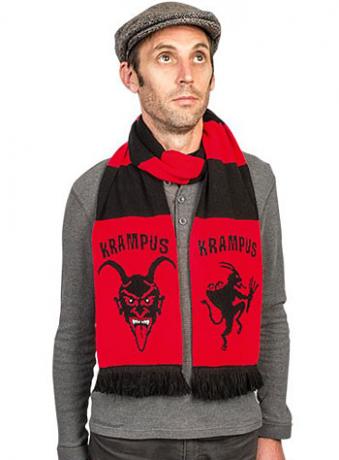 Naughty Krampus Snuggle Scarf from Plasticland