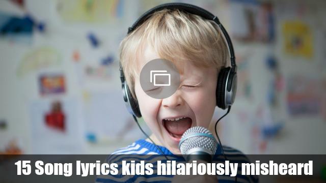 Paroles de chansons que les enfants entendent mal
