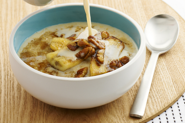 Quinoa-Porridge mit Honigbananen