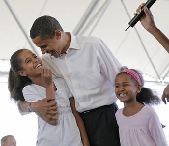 Obama y los niños