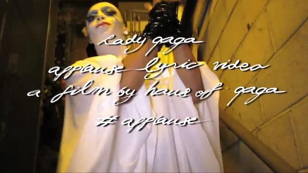 Lyric video Lady Gaga