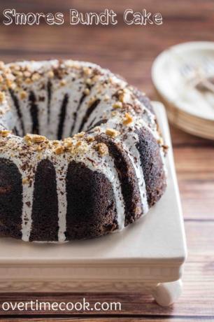 Koláč S'mores bundt