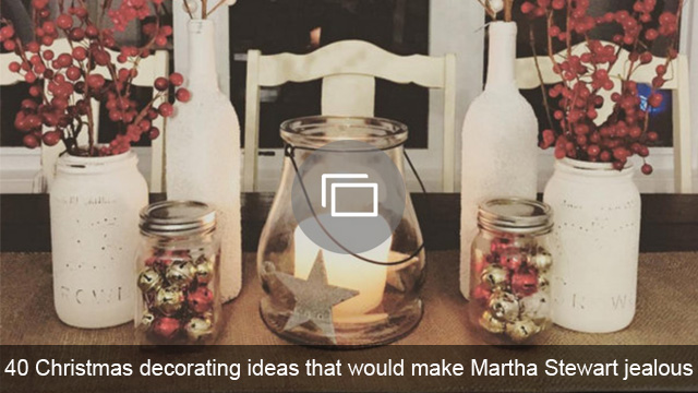 40 ideas de decoración navideña que pondrían celosa a Martha Stewart