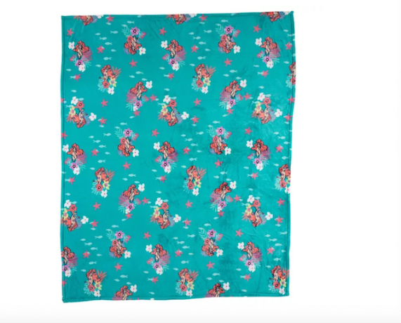 Ariel Oversized Supersoft Printed Plush Throw