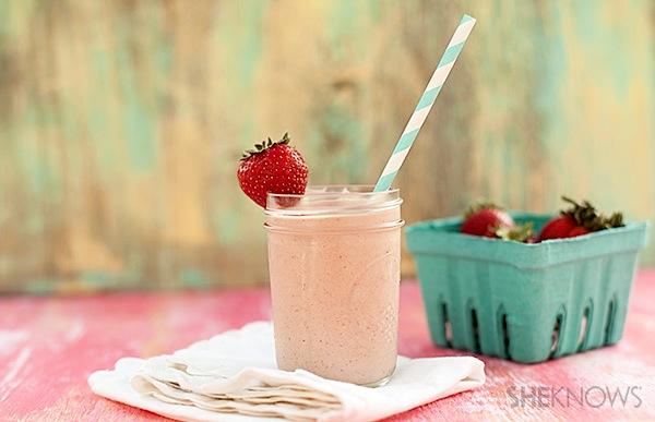 milkshake à la fraise