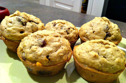 Muffini od zobenih pahuljica