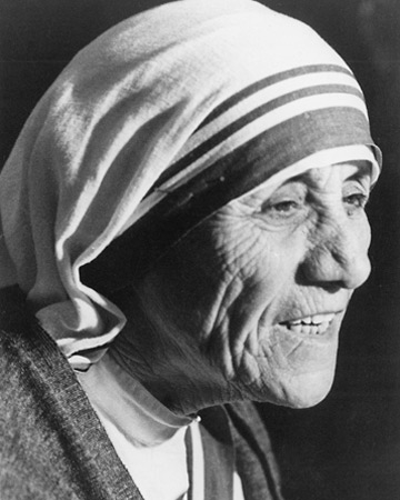 Madre Teresa alrededor de 1979 (crédito de la foto wenn.com) 