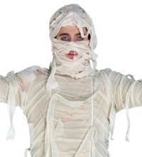 Disfraz de momia para Halloween