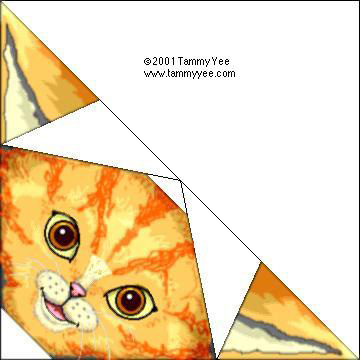Origami katė