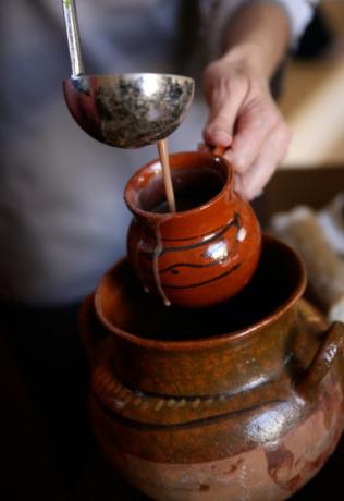 Mexicaanse warme chocolademelk