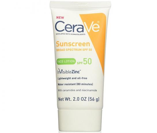 Лосьон для лица Cerave Sunscreen Face с SPF 50